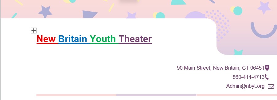 New Britain Youth Theater logo